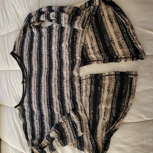 Sweater with half open back